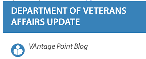 Department of Veteran Affairs Blog